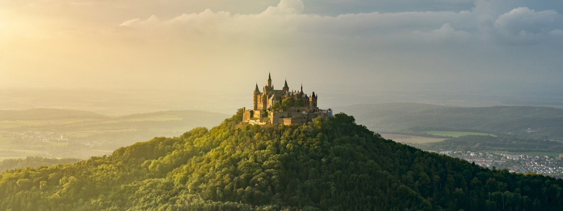 Castle Hohenzollern on a hill